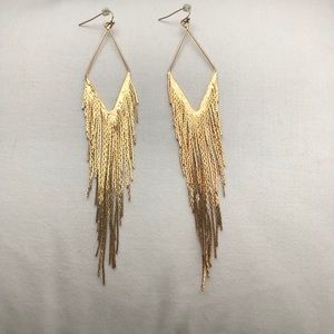 Woman’s holiday earrings